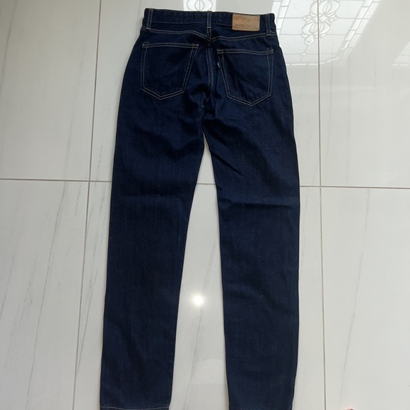 Levi’s Shuttle Style Made & Crafted Dark Blue Straight Jeans Waist 28”Length 31” - Picture 5 of 6